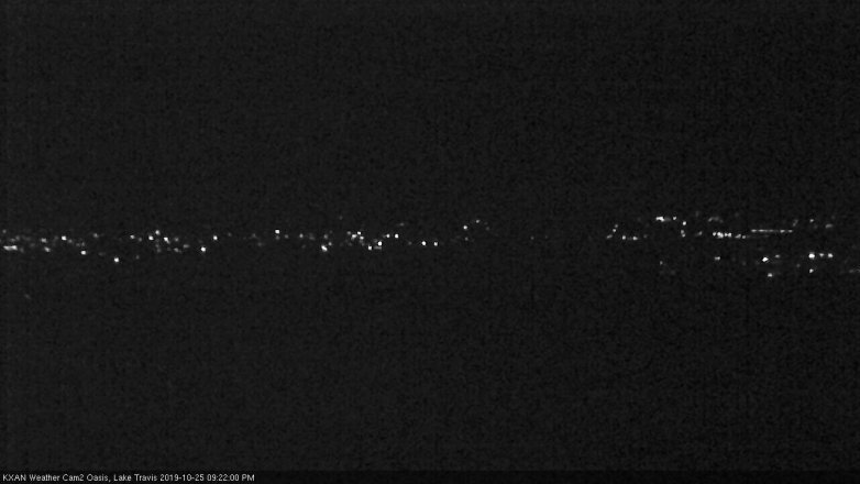 Lake Travis webcam, October 25, 2019 8:25 PM CT