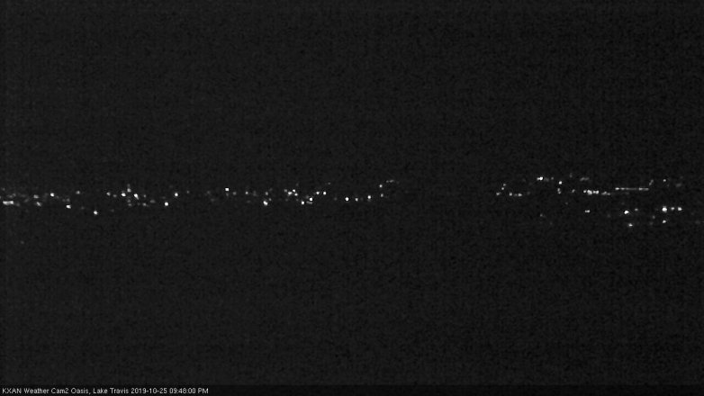 Lake Travis webcam, October 25, 2019 8:50 PM CT