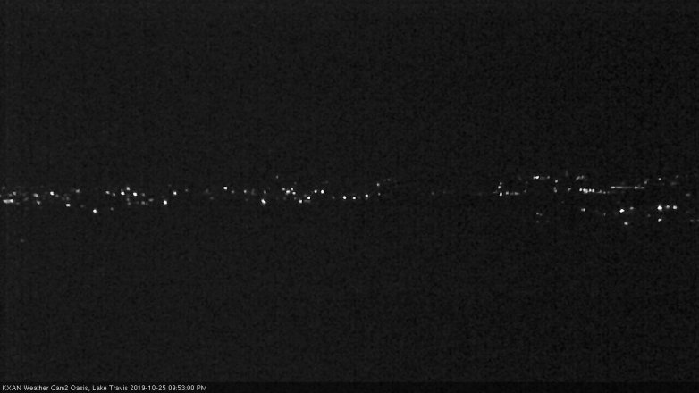 Lake Travis webcam, October 25, 2019 8:55 PM CT