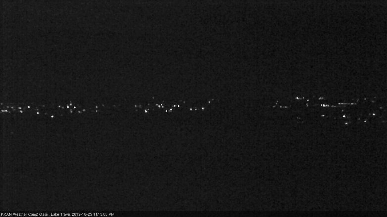 Lake Travis webcam, October 25, 2019 10:15 PM CT
