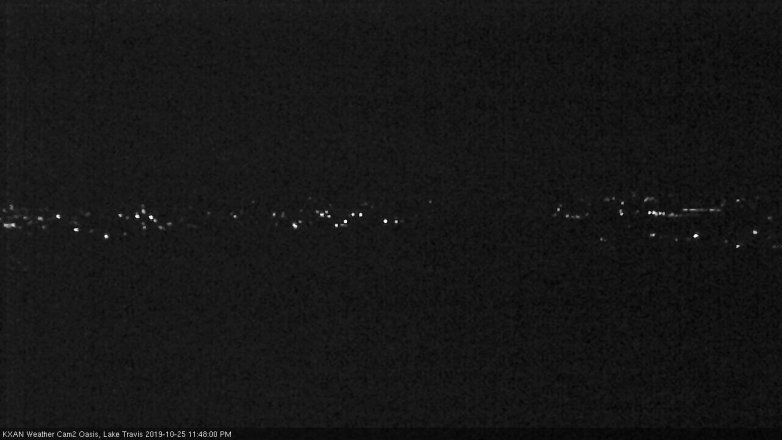 Lake Travis webcam, October 25, 2019 10:50 PM CT