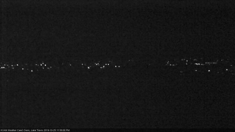 Lake Travis webcam, October 25, 2019 11:00 PM CT