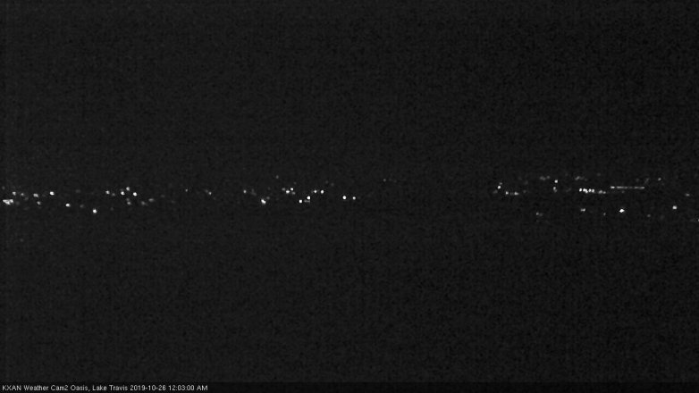Lake Travis webcam, October 25, 2019 11:05 PM CT