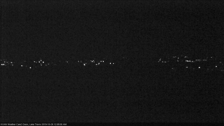 Lake Travis webcam, October 25, 2019 11:10 PM CT