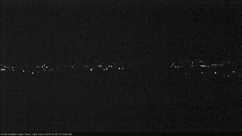 Lake Travis webcam, October 25, 2019 11:15 PM CT