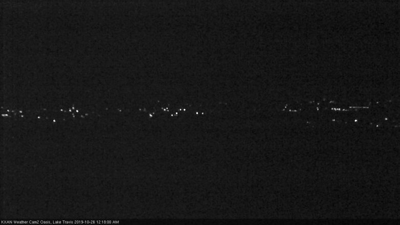 Lake Travis webcam, October 25, 2019 11:20 PM CT