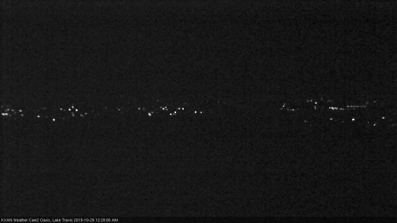 Lake Travis webcam, October 25, 2019 11:30 PM CT