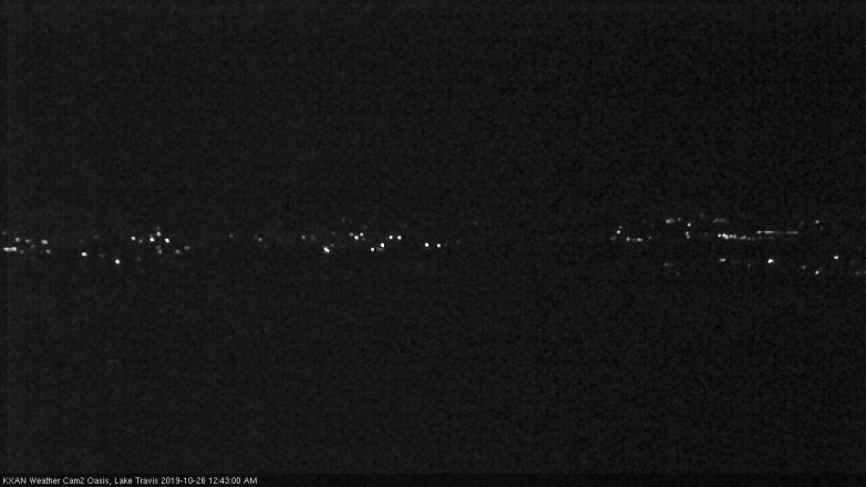 Lake Travis webcam, October 25, 2019 11:45 PM CT