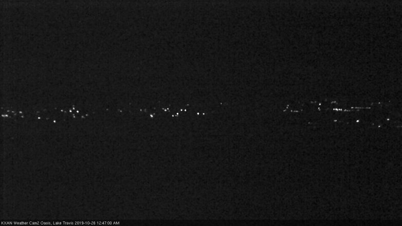 Lake Travis webcam, October 25, 2019 11:50 PM CT