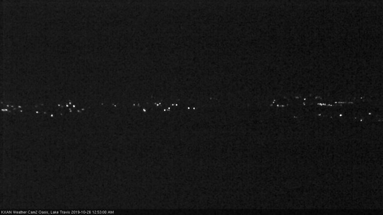 Lake Travis webcam, October 25, 2019 11:55 PM CT