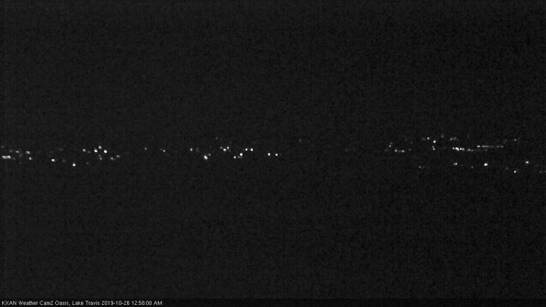 Lake Travis webcam, October 25, 2019 12:00 AM CT