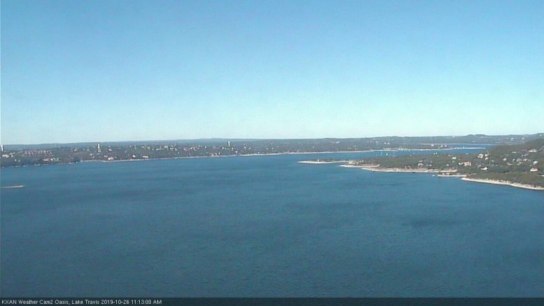 Lake Travis webcam, October 26, 2019 10:15 AM CT