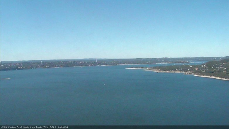 Lake Travis webcam, October 26, 2019 12:05 PM CT