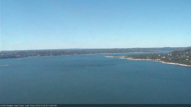 Lake Travis webcam, October 26, 2019 12:15 PM CT