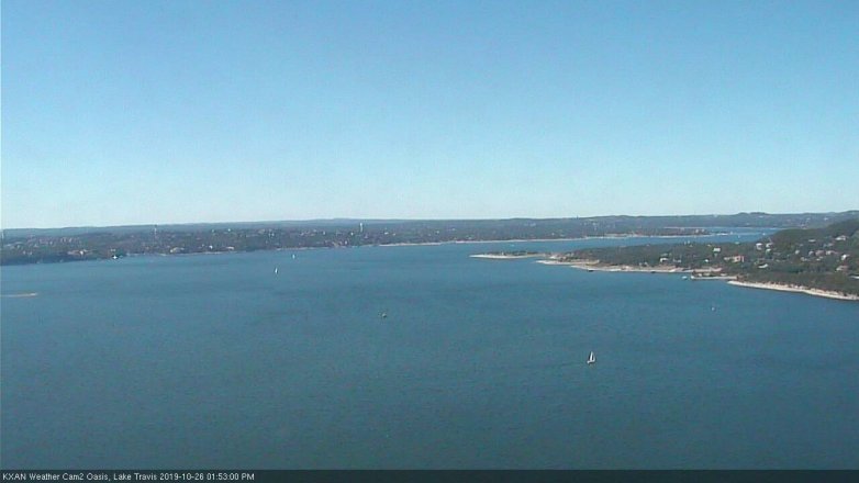 Lake Travis webcam, October 26, 2019 12:55 PM CT