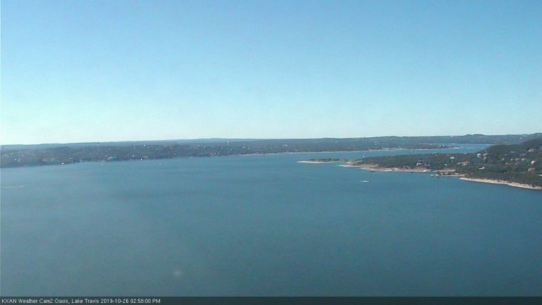 Lake Travis webcam, October 26, 2019 2:00 PM CT