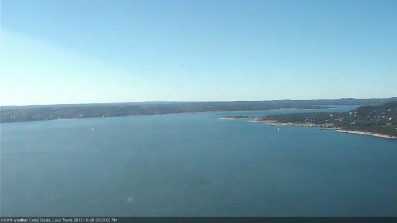 Lake Travis webcam, October 26, 2019 2:25 PM CT