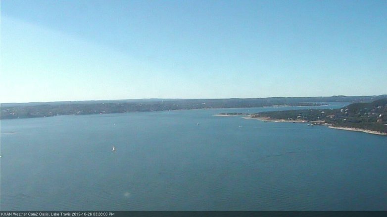 Lake Travis webcam, October 26, 2019 2:30 PM CT