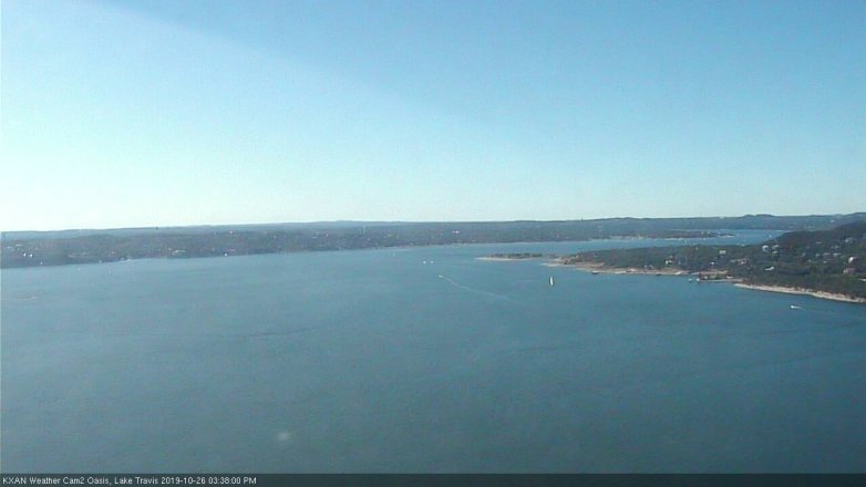 Lake Travis webcam, October 26, 2019 2:40 PM CT