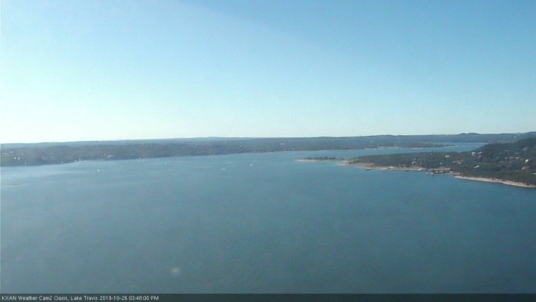 Lake Travis webcam, October 26, 2019 2:50 PM CT
