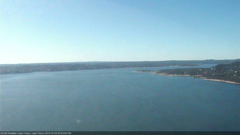 Lake Travis webcam, October 26, 2019 2:55 PM CT