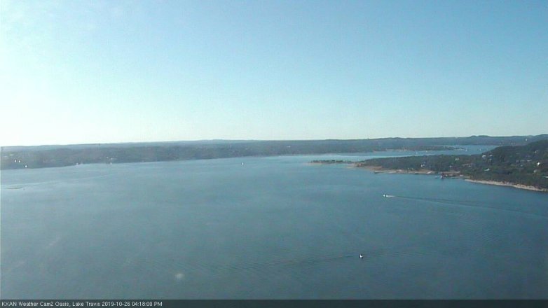 Lake Travis webcam, October 26, 2019 3:20 PM CT