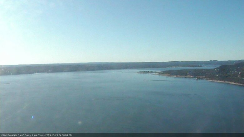 Lake Travis webcam, October 26, 2019 3:35 PM CT