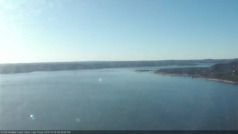 Lake Travis webcam, October 26, 2019 3:40 PM CT