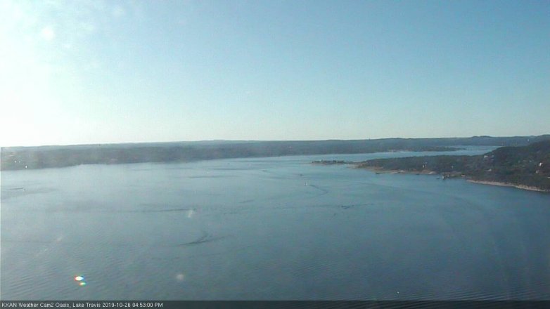 Lake Travis webcam, October 26, 2019 3:55 PM CT