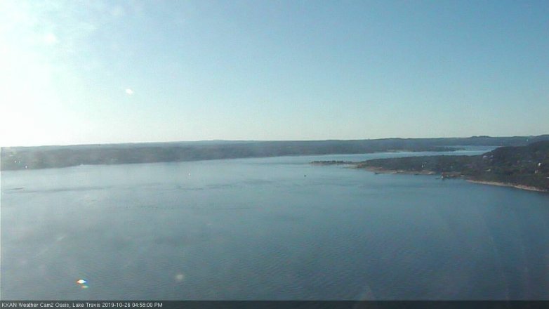 Lake Travis webcam, October 26, 2019 4:00 PM CT