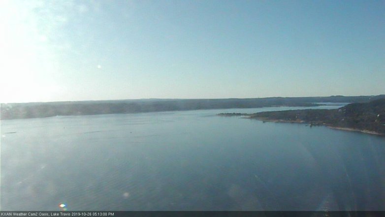 Lake Travis webcam, October 26, 2019 4:15 PM CT