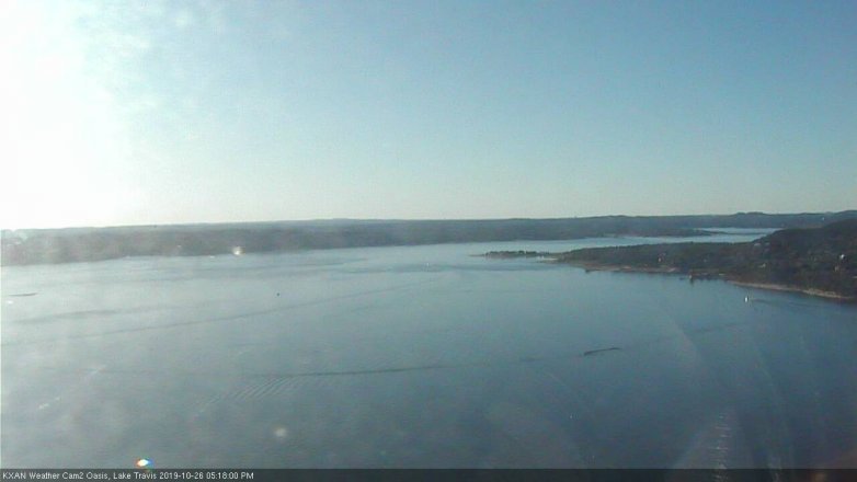 Lake Travis webcam, October 26, 2019 4:20 PM CT
