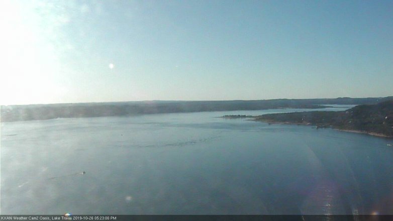 Lake Travis webcam, October 26, 2019 4:25 PM CT
