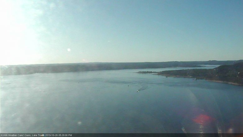 Lake Travis webcam, October 26, 2019 4:30 PM CT