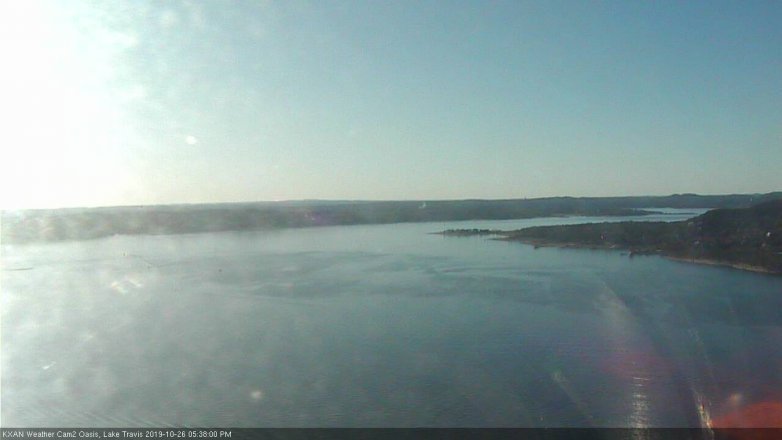 Lake Travis webcam, October 26, 2019 4:40 PM CT