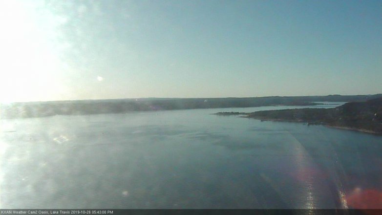 Lake Travis webcam, October 26, 2019 4:45 PM CT