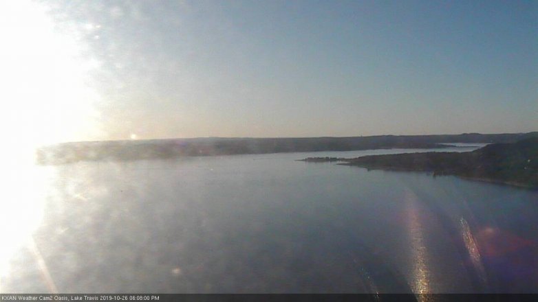 Lake Travis webcam, October 26, 2019 5:10 PM CT