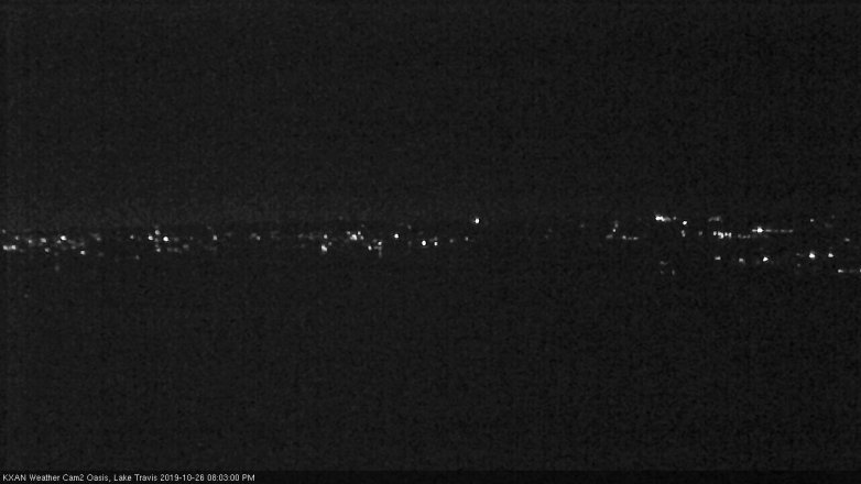 Lake Travis webcam, October 26, 2019 7:05 PM CT
