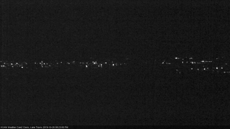 Lake Travis webcam, October 26, 2019 7:25 PM CT