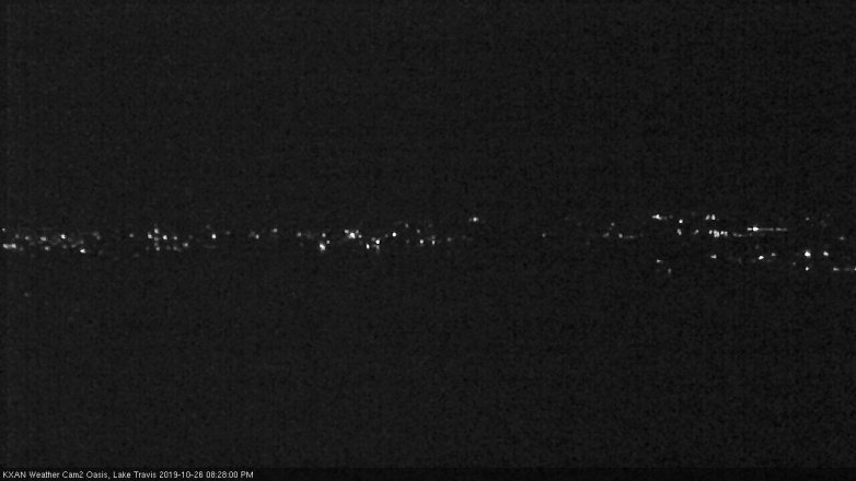 Lake Travis webcam, October 26, 2019 7:30 PM CT