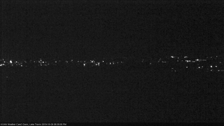 Lake Travis webcam, October 26, 2019 7:40 PM CT