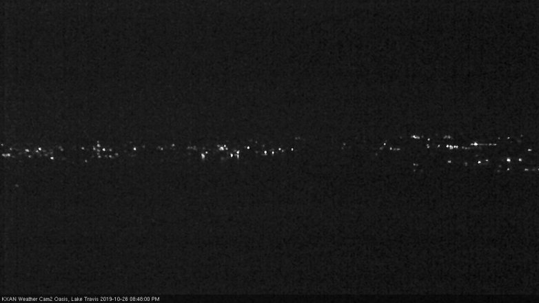 Lake Travis webcam, October 26, 2019 7:50 PM CT