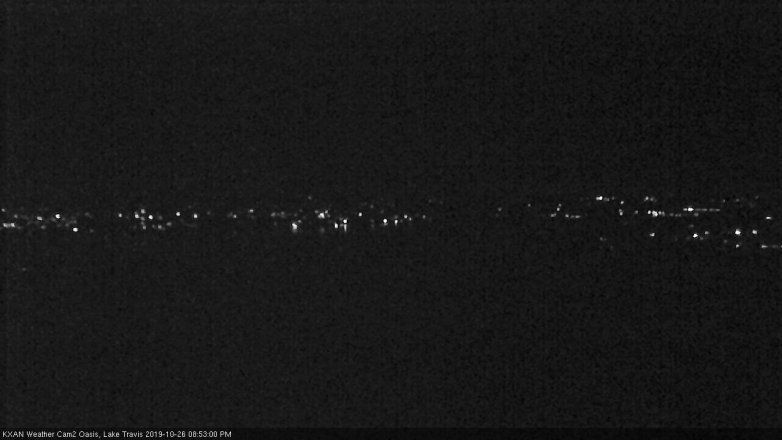 Lake Travis webcam, October 26, 2019 7:55 PM CT