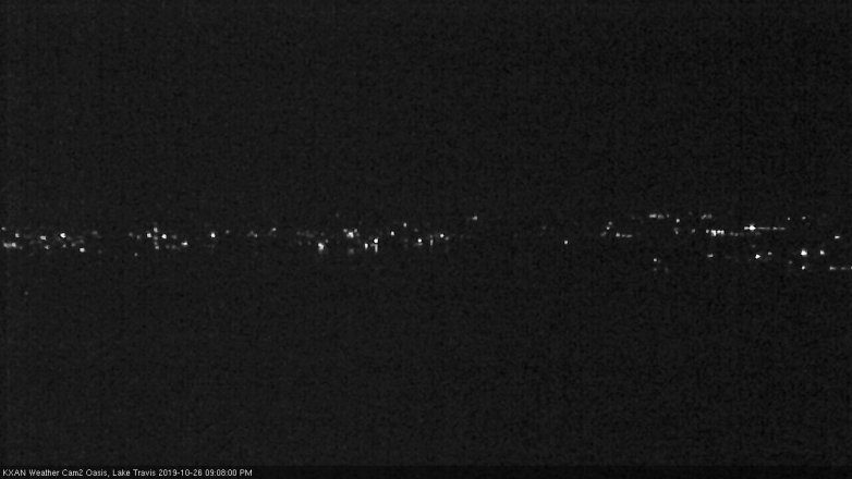 Lake Travis webcam, October 26, 2019 8:10 PM CT