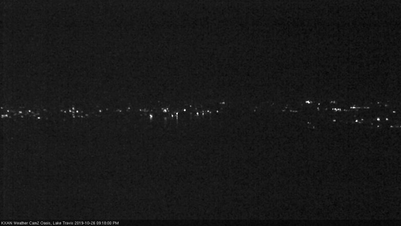 Lake Travis webcam, October 26, 2019 8:20 PM CT