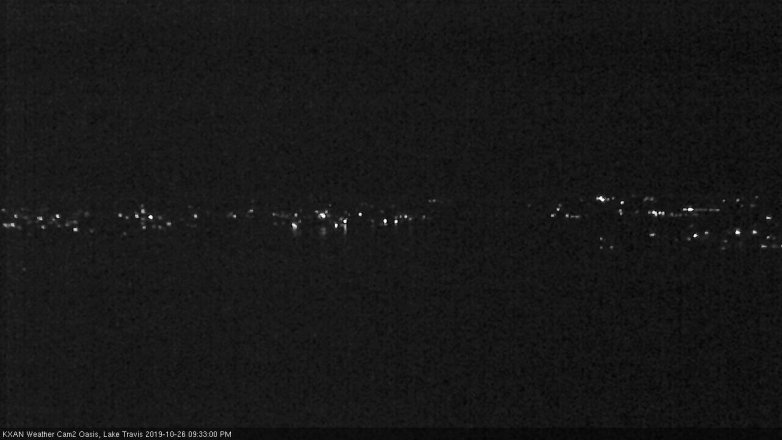 Lake Travis webcam, October 26, 2019 8:35 PM CT