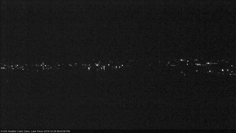 Lake Travis webcam, October 26, 2019 8:45 PM CT