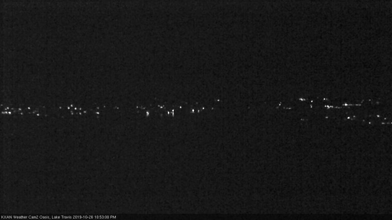Lake Travis webcam, October 26, 2019 9:55 PM CT