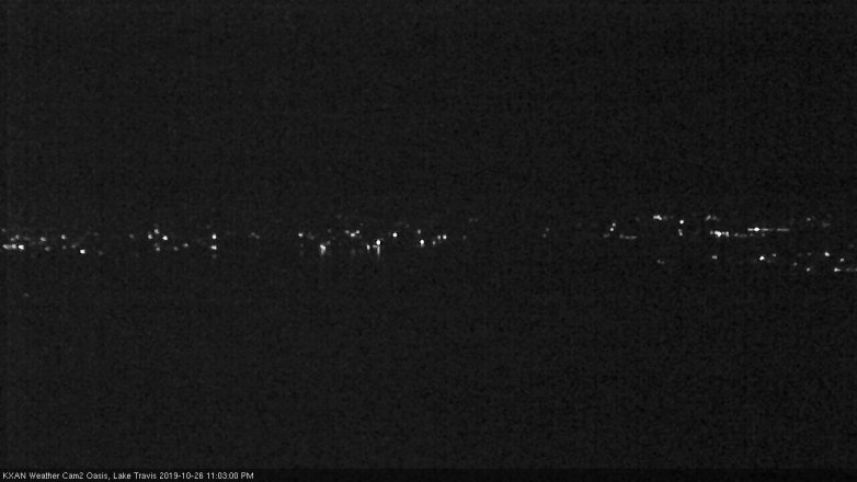 Lake Travis webcam, October 26, 2019 10:05 PM CT
