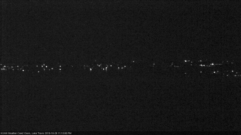 Lake Travis webcam, October 26, 2019 10:15 PM CT